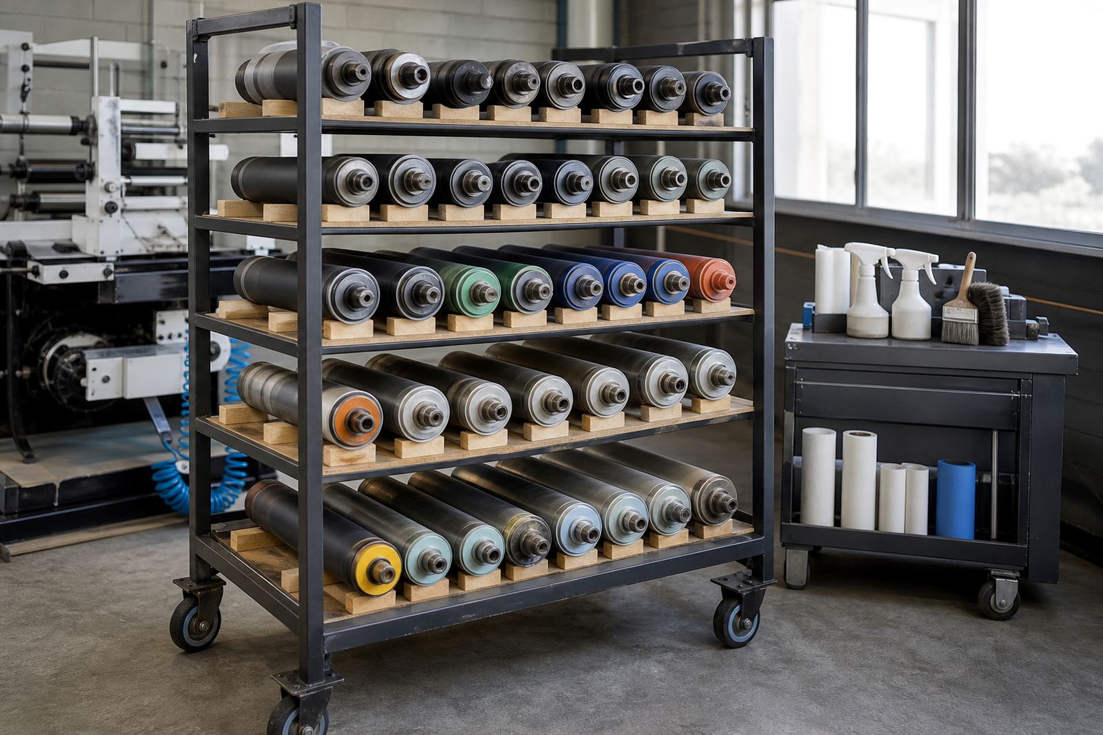 Anilox Storage Rack